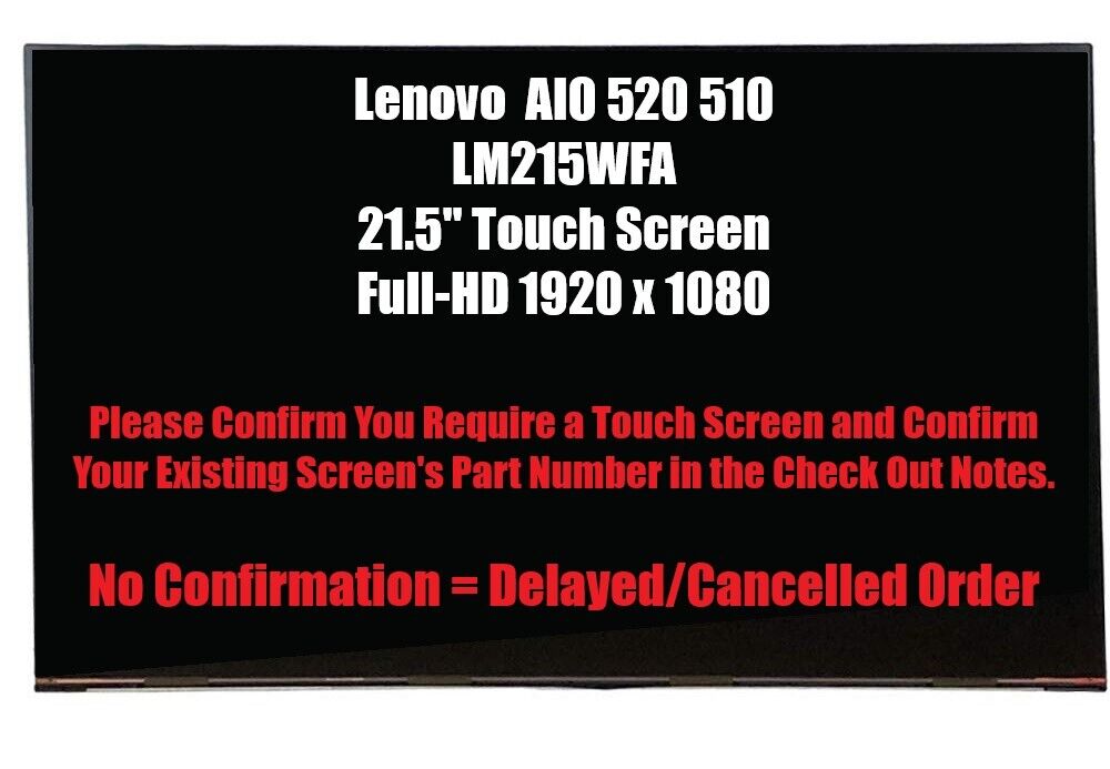 Lenovo IdeaCentre 3-22ADA05 ThinkCentre M70a LCD Touch Screen Display 01AG960