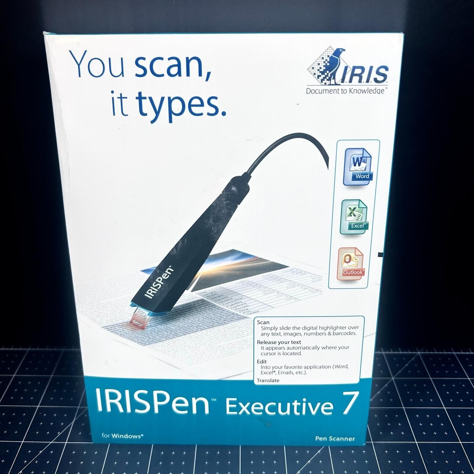 (New) IRISPen Executive 7 Pen Scanner Iris Pen Digital Pen Scanner