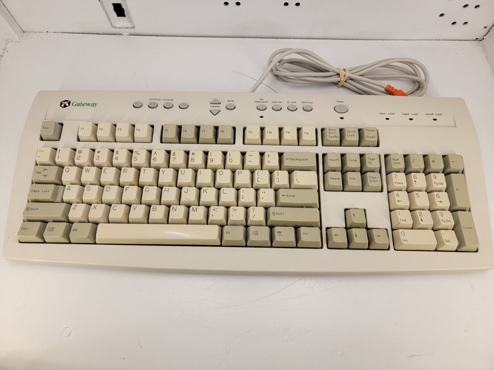 Vintage Gateway Computer PC Keyboard 7001211 - TESTED WORKS GREAT