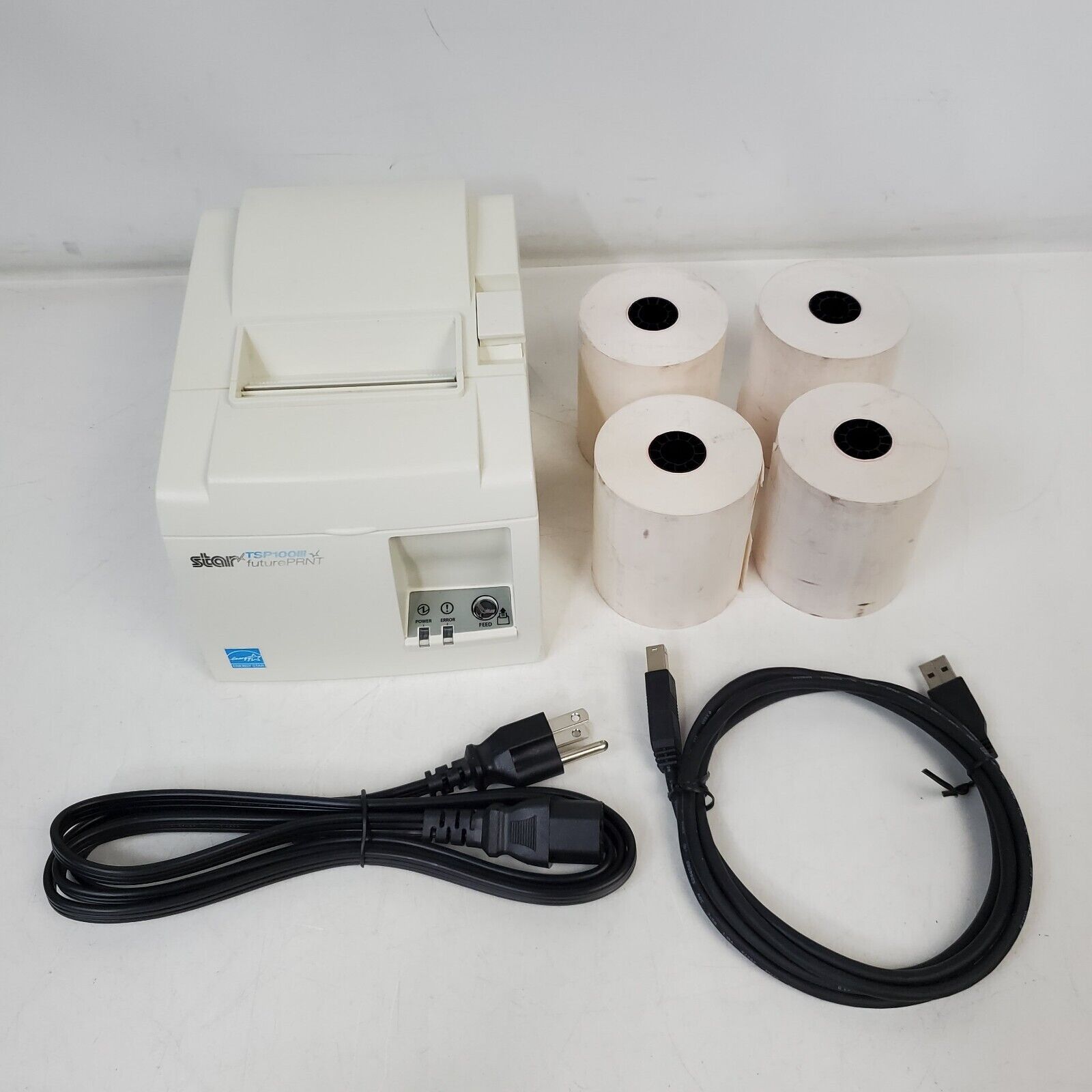 Star Micronics TSP100III FuturePRNT USB Thermal Receipt Printer TSP143IIIU White