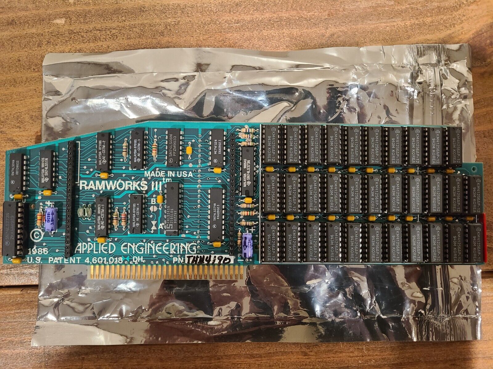 Applied Engineering RAMWORKS III card 1MB RAM for Apple IIe Rare Vintage Working