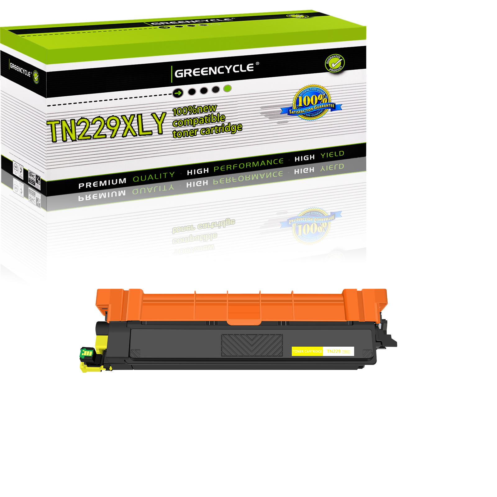 1-4PK TN229XLY Color Toner Cartridge YL High Yield For Brother MFC-L3780CDW 