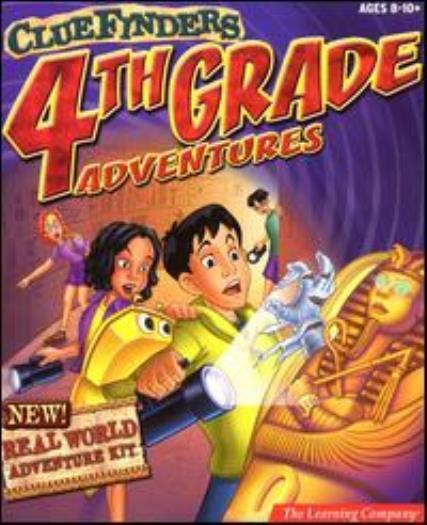 Clue Finders 4th Grade Adventures PC MAC CD learn math language science world +