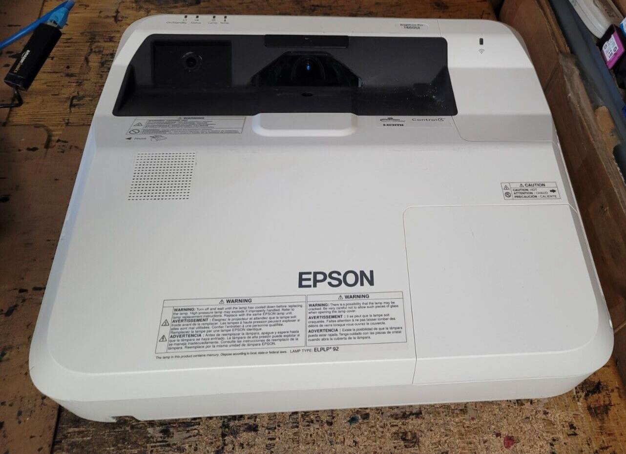 Epson BrightLink Pro 1460Ui Projector WUXGA Ultra Short Throw - 4000 Hours