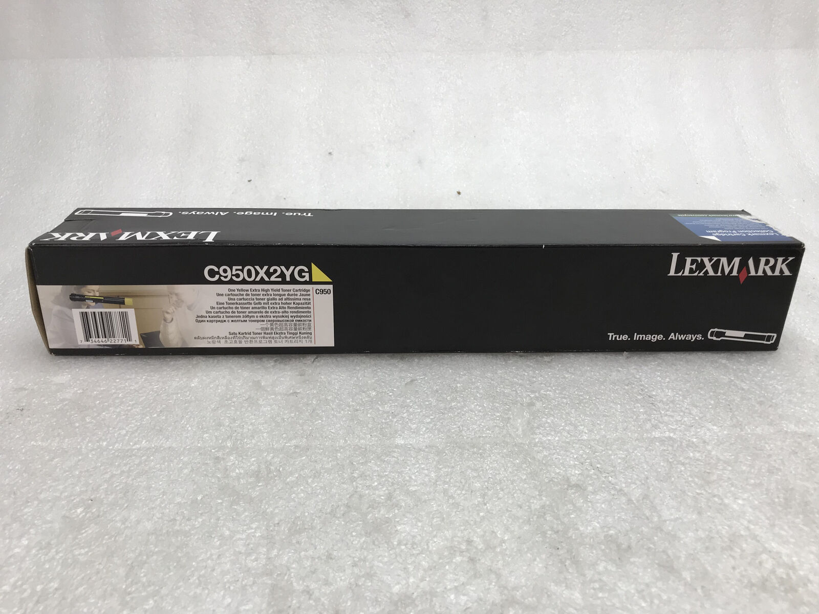 New Genuine OEM Sealed Lexmark C950X2YG Extra High Yield Yellow Toner Cartridge