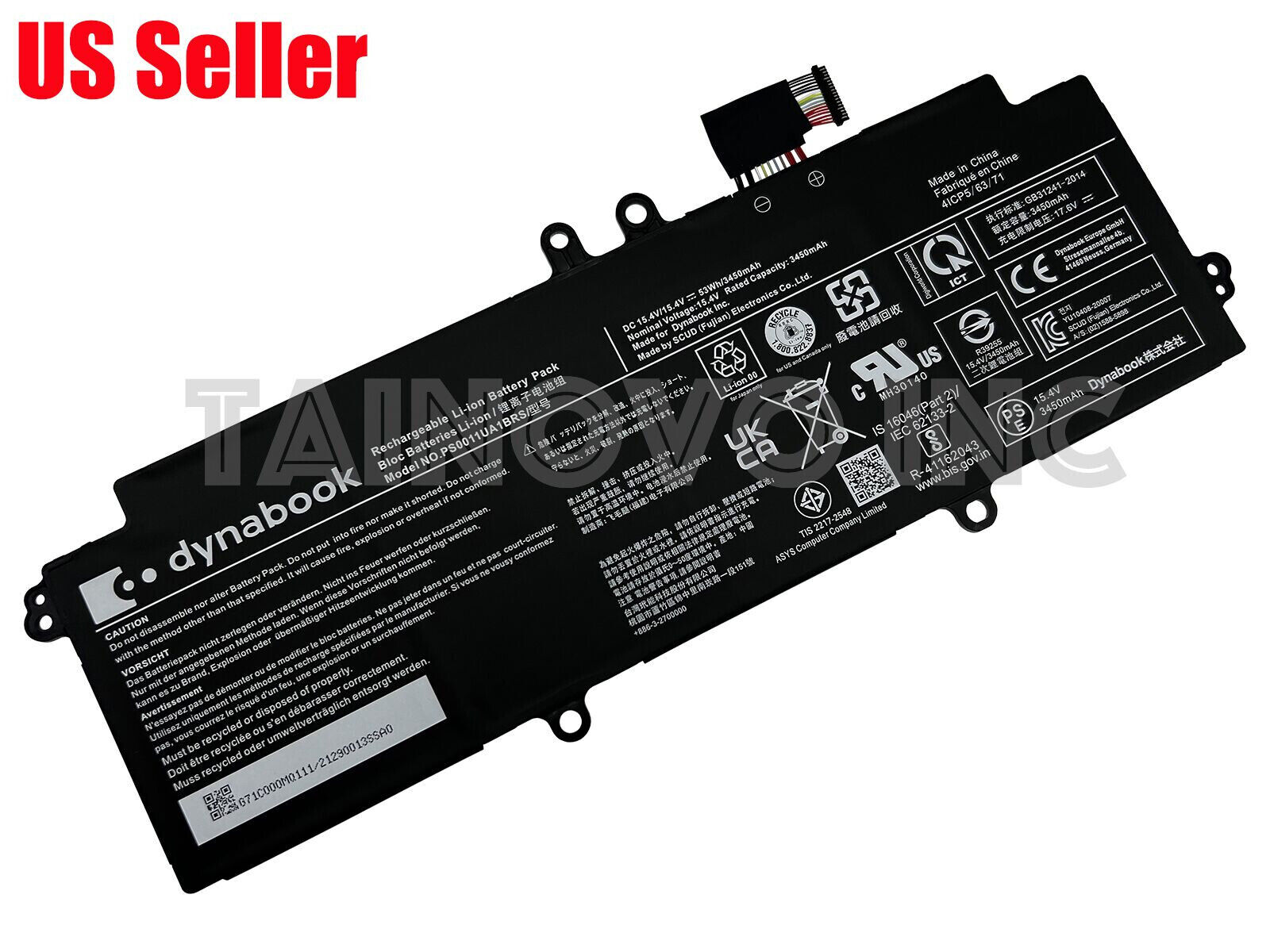 Genuine PS0011UA1BRS Battery for Toshiba Dynabook Portege X30L-J PCR10A-009003