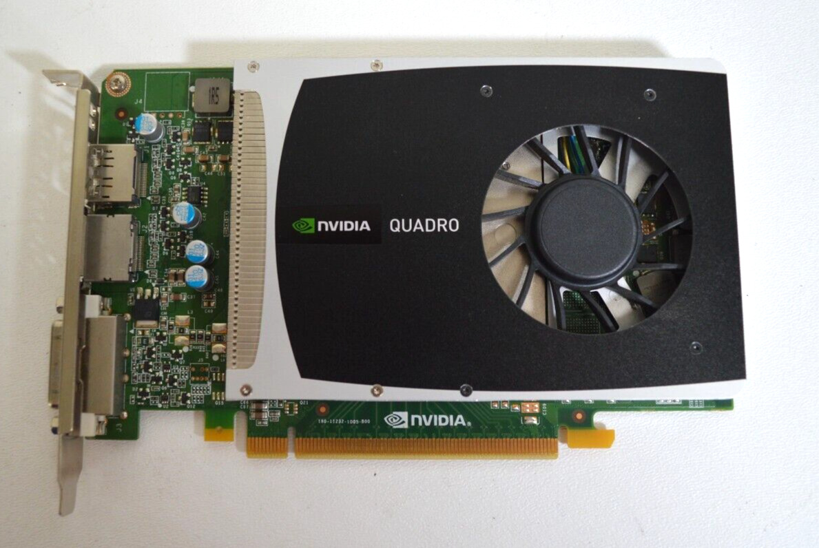 Genuine Nvidia Quadro 2000 1GB 2x DisplayPort DVI PCI-E Video Graphic Card P1232