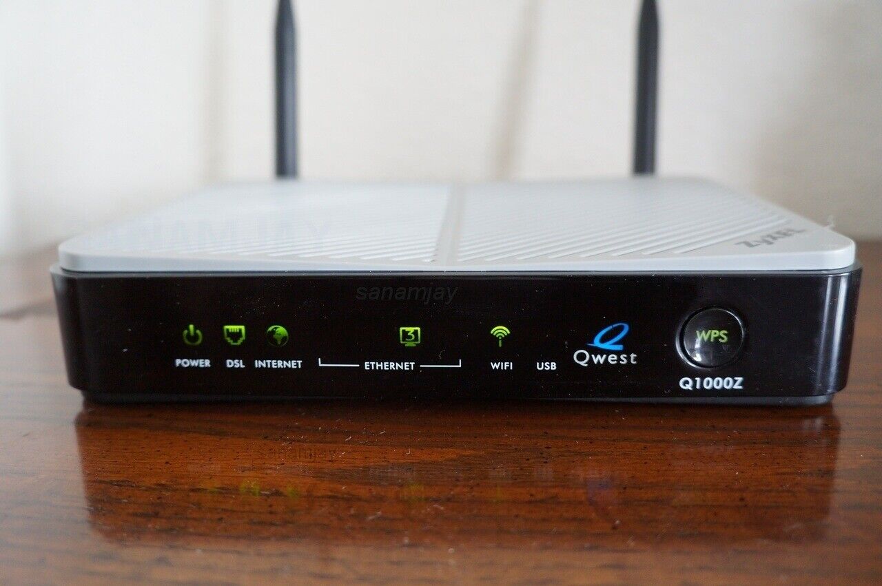 Qwest CenturyLink Approved Zyxel Q1000Z Modem Router
