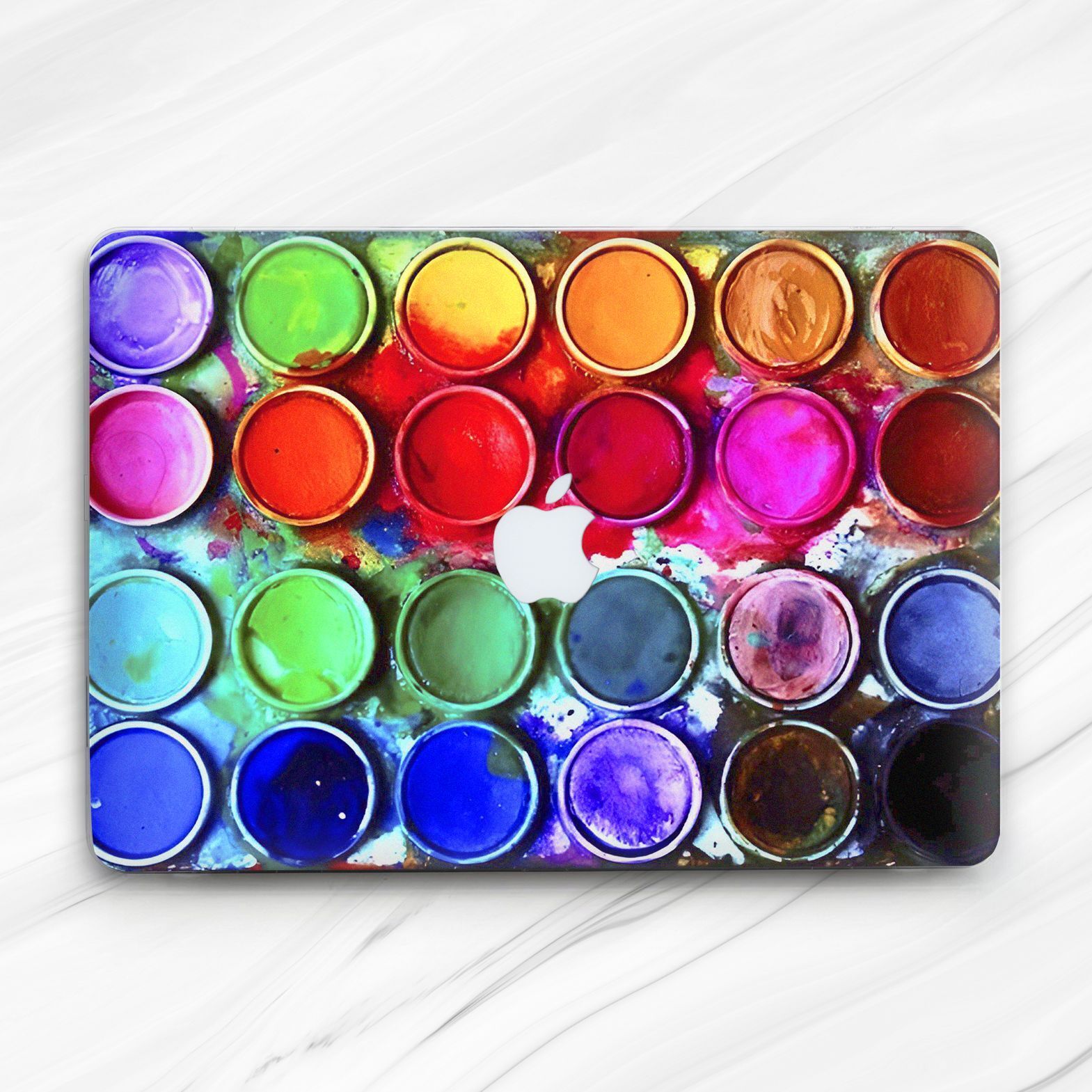 Watercolor Paint Box Palette Hard Case For Macbook Air 13 Pro 16 13 14 15