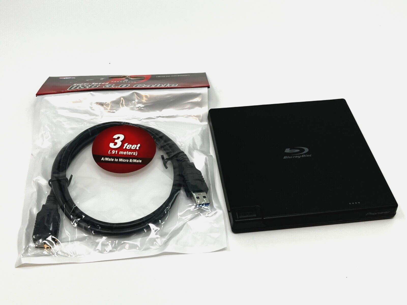 Pioneer BDR-XD05B 6X Slim Portable USB 3.0 Blu-Ray Burner
