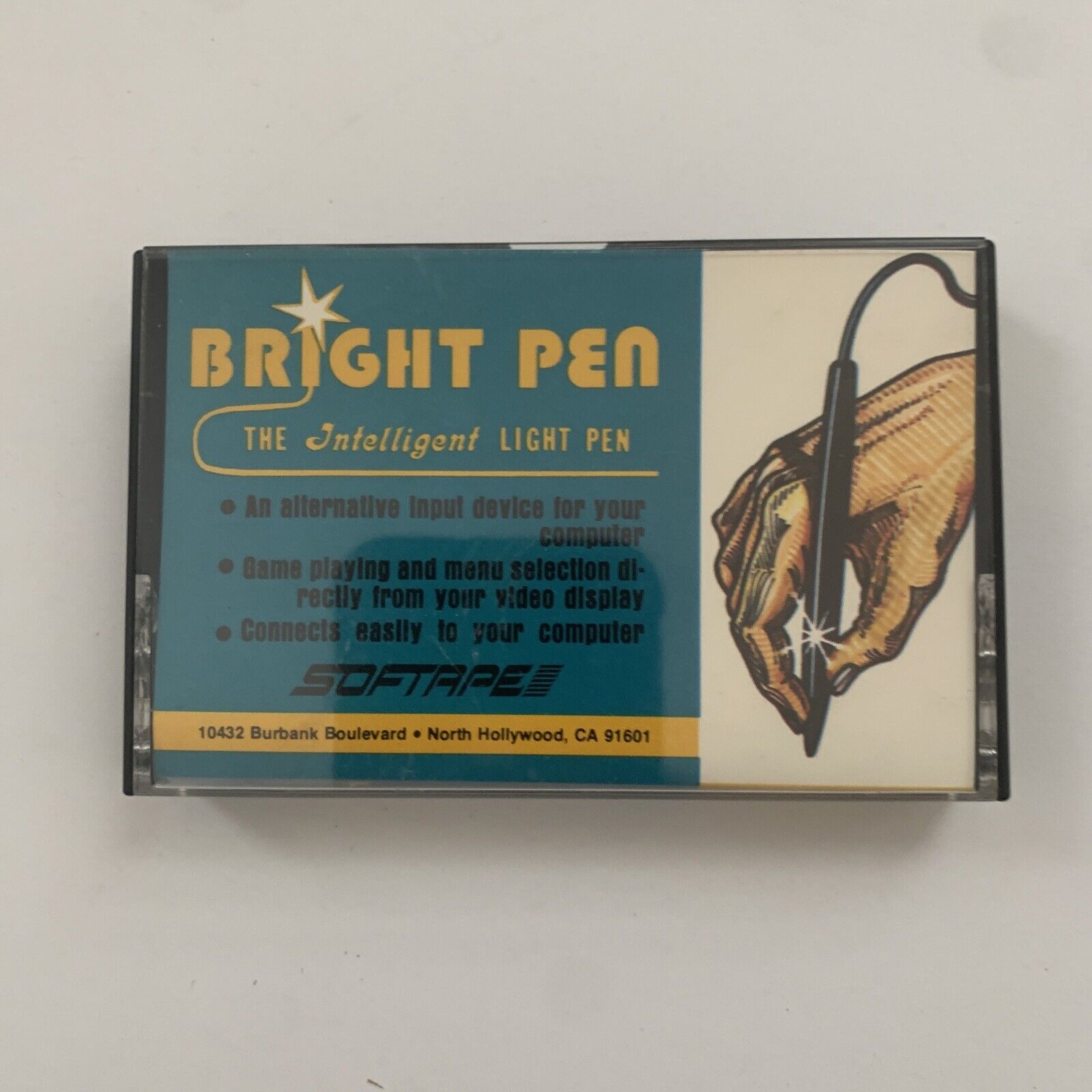 Apple 2 vintage light pen software cassette Lot Of 2