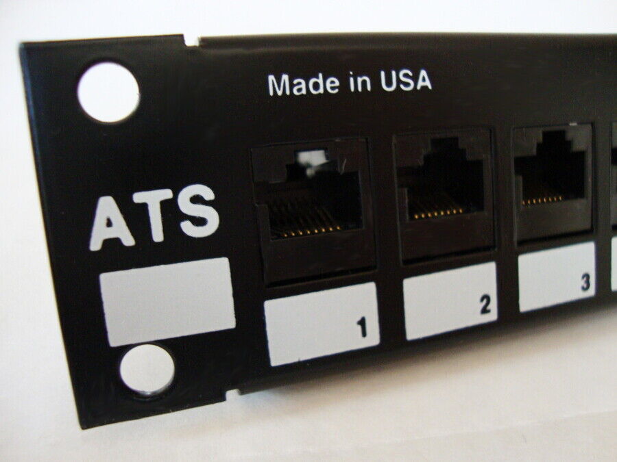 Cat 6, 24 Port with RJ45 In Line Coupler Unshielded Patch Panel