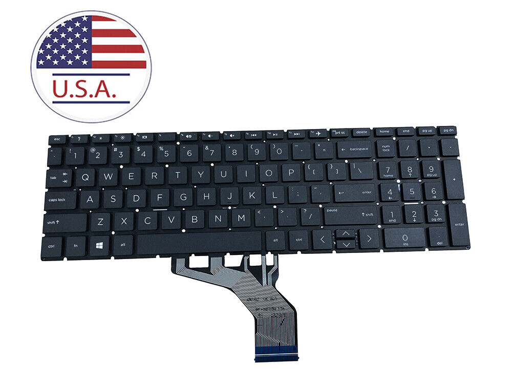 New For HP 17-by0012cl 17-by1062st 17-by0081cl 17-by0035cl Laptop Keyboard Black