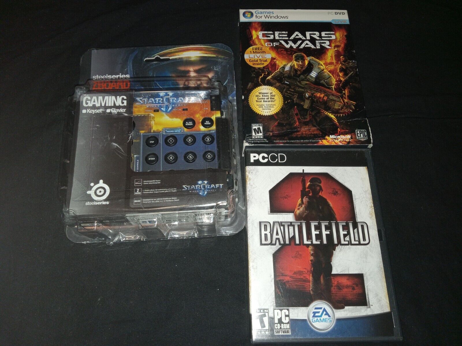 Pc Gaming Stuff Starcraft II Gaming Keyboard Battlefield Gears Of War