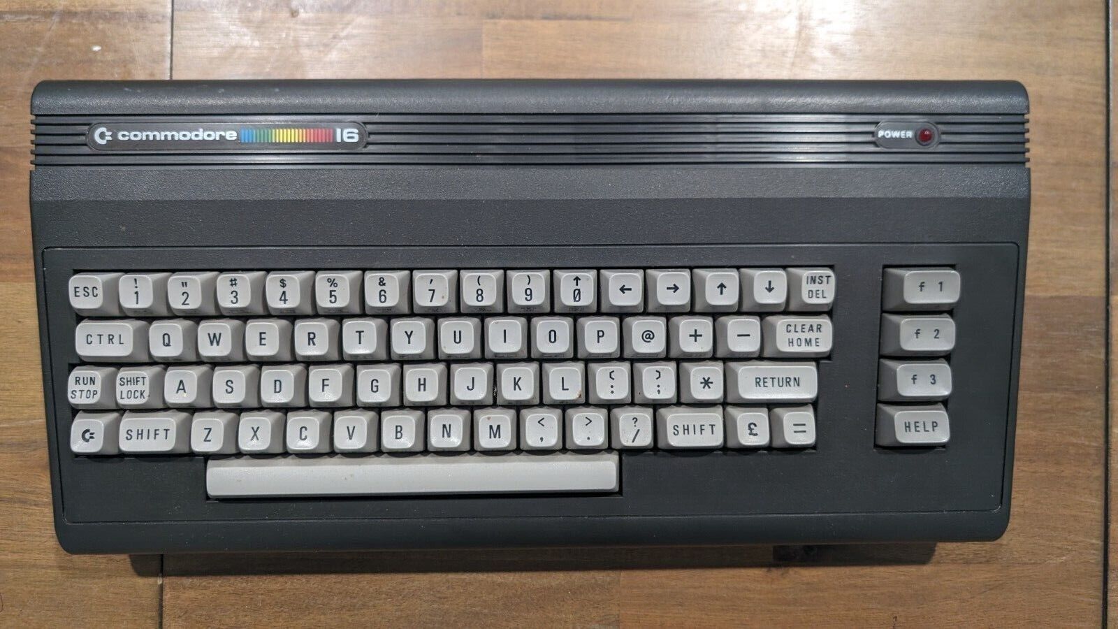 Commodore 16 C16 64k Ram Home Computer Keyboard NOT TESTED no power cords