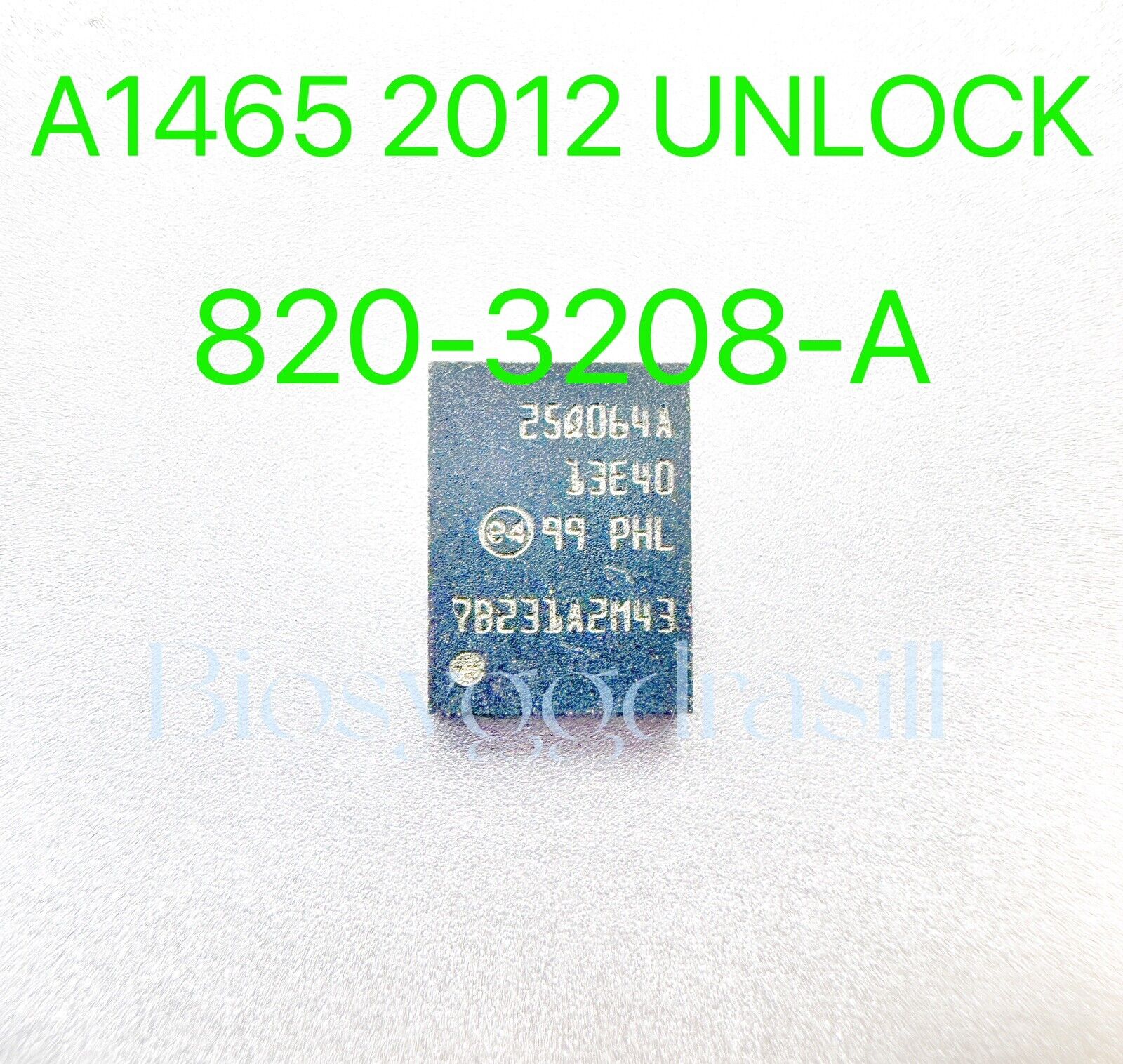BIOS CHIP UNLOCK EMC 2558 820-3208-A APPLE A1465 2012 MID N25Q064AX3E(8M) 6x8mm