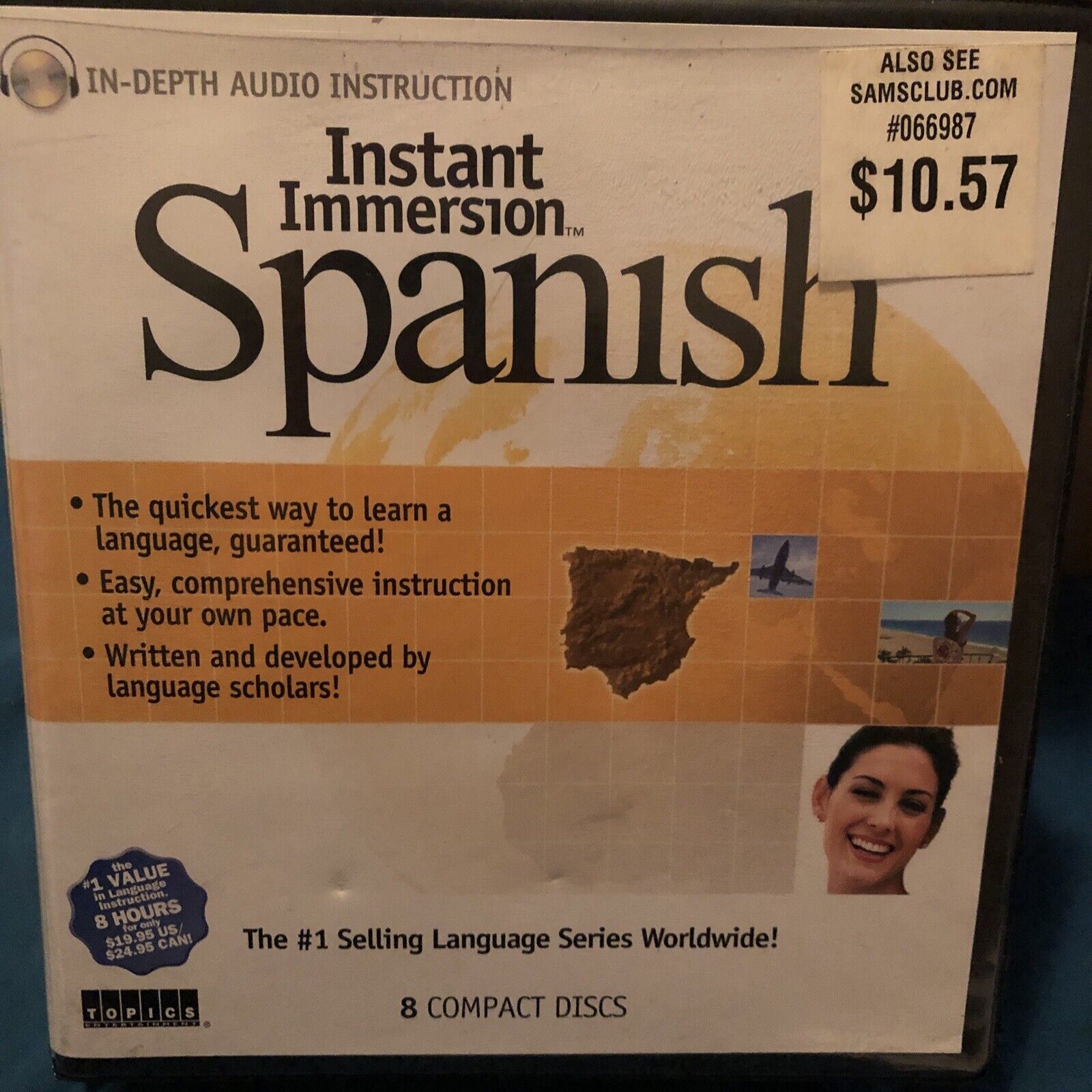 Instant Immersion Spanish In Depth Audio Instruction #1 Series Worldwide