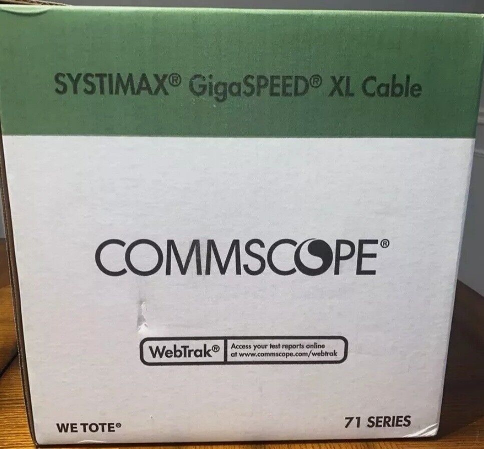 Commscope Systimax GigaSpeed XL Cable 2071 BLU  C6 4/23 U/UTP 1000ft CAT 6 Cable