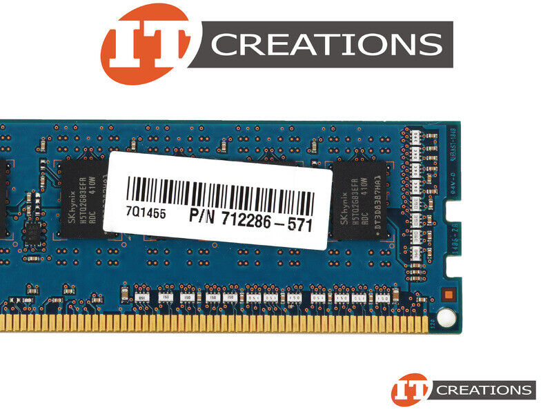 HP 2GB PC3-14900E DDR3-1866 UNBUFFERED ECC 1RX8 CL13 MEMORY MODULE 712286-571