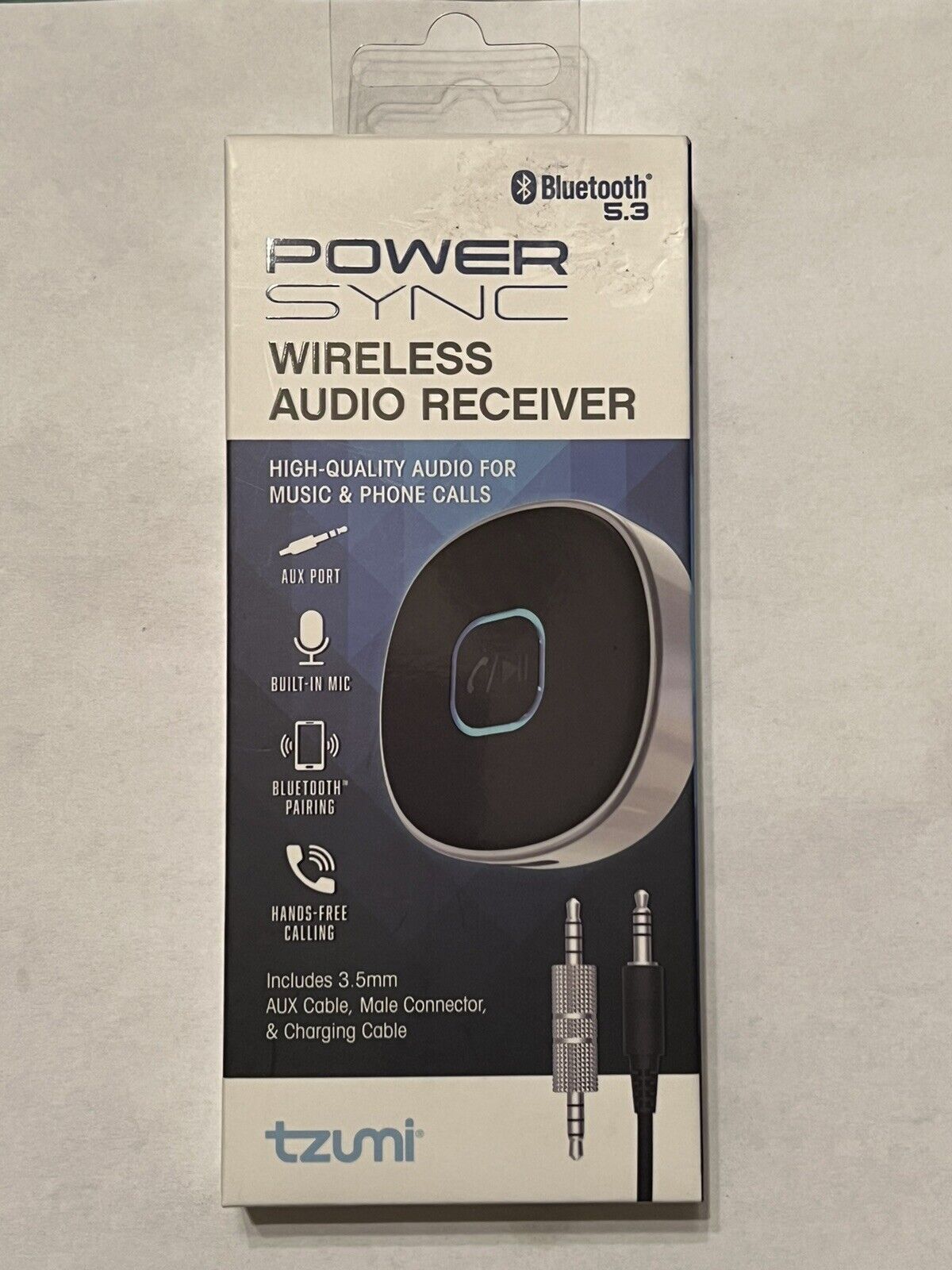 Power Sync Wireless Audio Receiver Bluetooth 5.3   NEW / SEALED