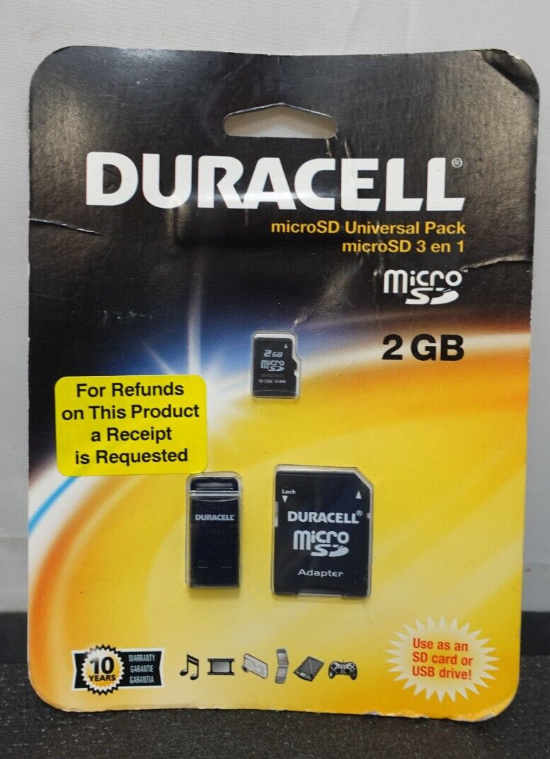 Duracell Pro: 3-in-1 Kit UHS-1 (32GB) Micro SD HC w/USB & SD Adapter​