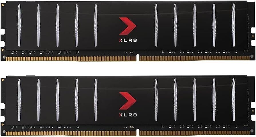 PNY XLR8 32GB (16GBx2) DDR4 2666MHz RAM (16GF1X16LFHH35-12-K)