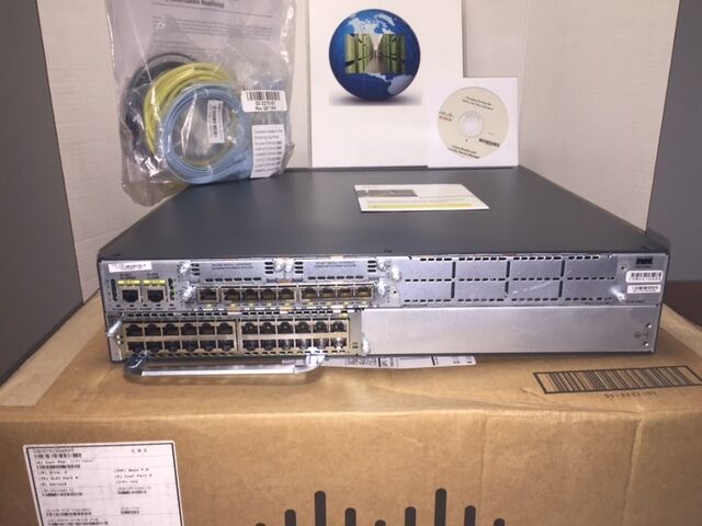 NEW IN BOX Cisco 2800 C2821-VSEC-CCME/K9 Integrated Services Router