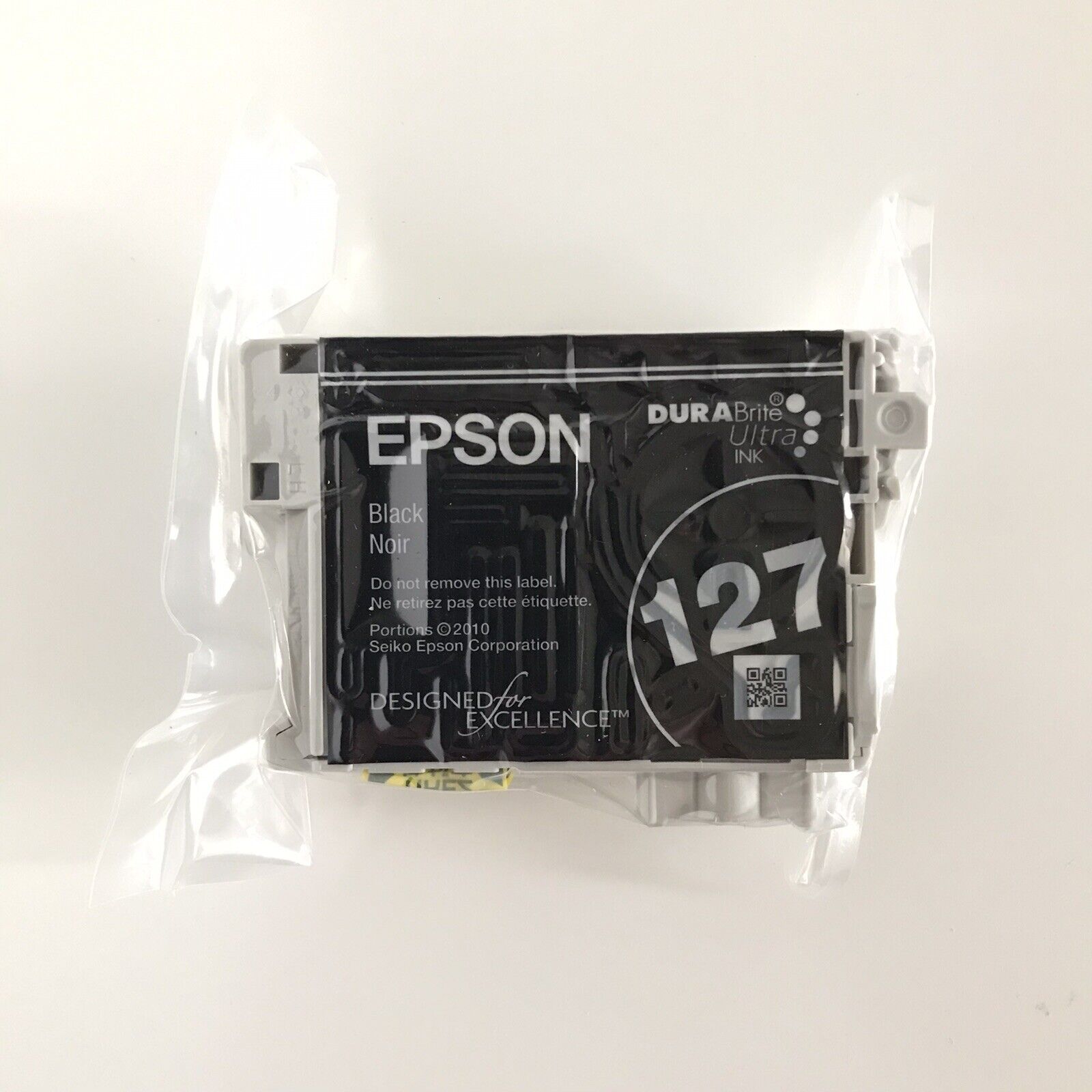 Genuine Epson 127 XL Black Ink Cartridge T127120 Factory Sealed Oem High Yield