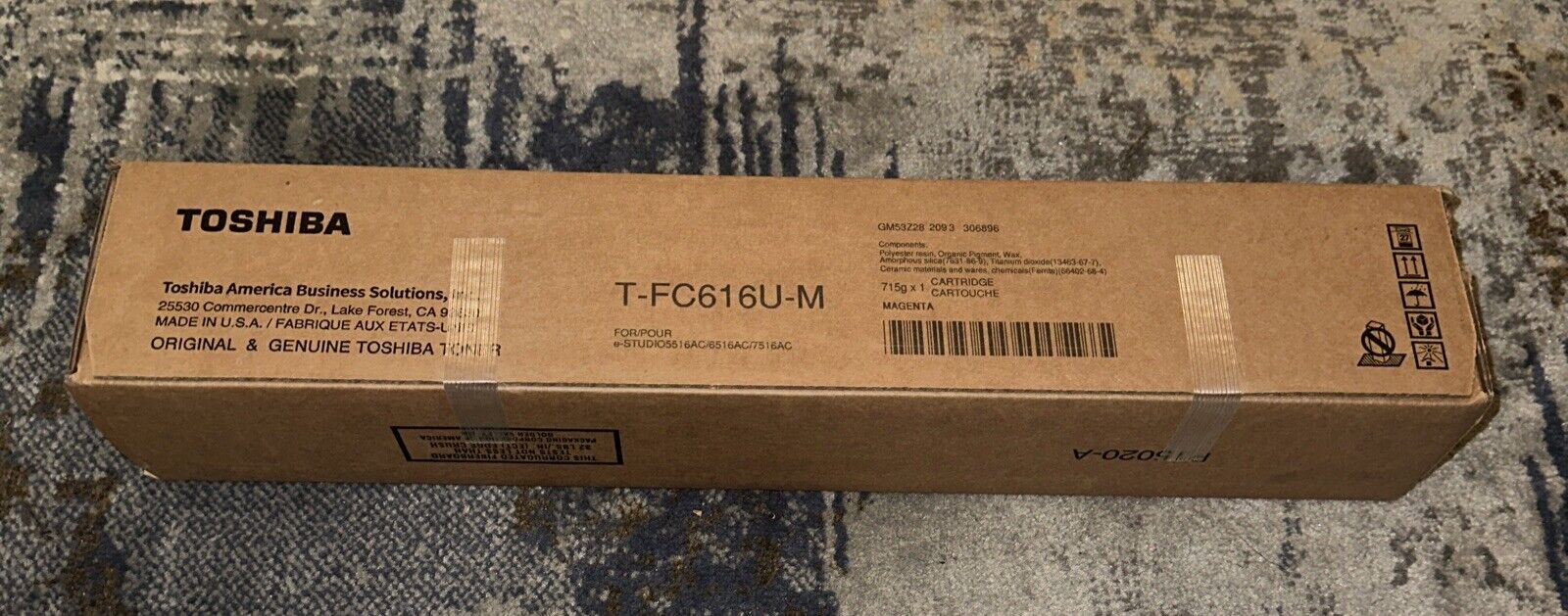 Genuine Toshiba TFC616UM Magenta Toner - NEW SEALED ❤️❤️