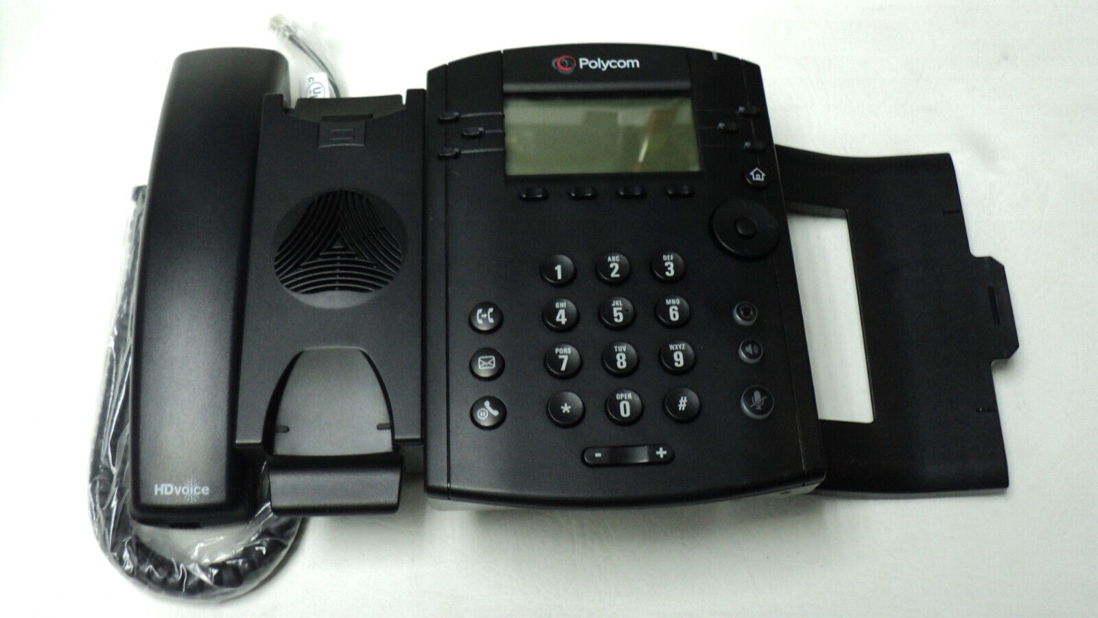 Polycom VVX 311 VoIP IP Phone & Stand Tested Reset VVX311 2201-48350-001 Skype