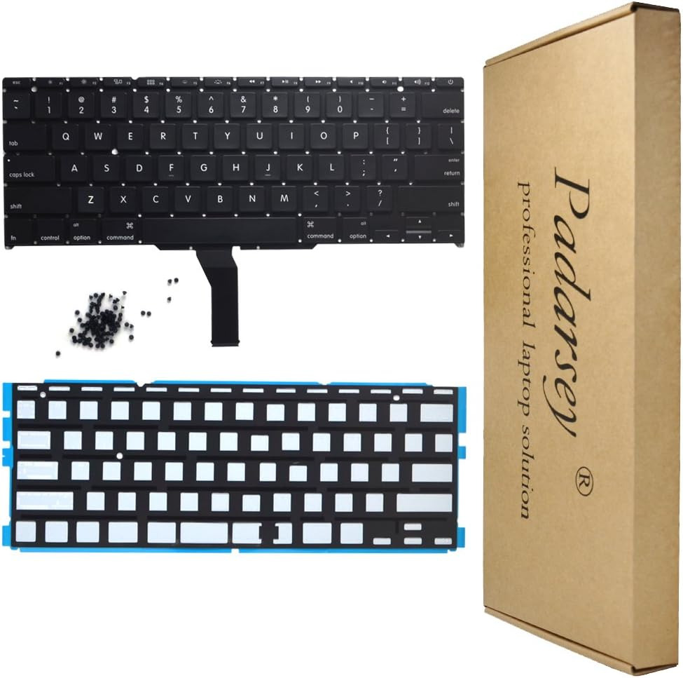 New Laptop Black US Backlit Backlight Keyboard with 80 Pces Screws Compatible fo