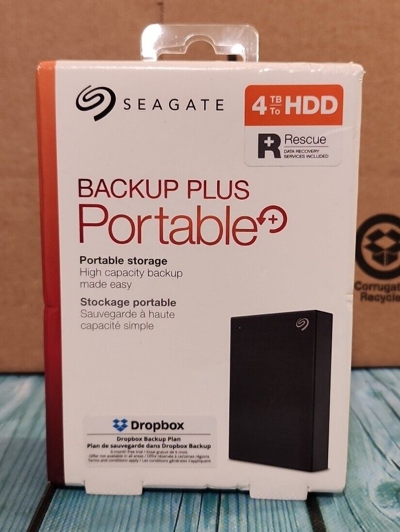 🔥NEW Seagate Backup Plus Portable 4TB HDD SRD0VN3 STHP4000400🔥