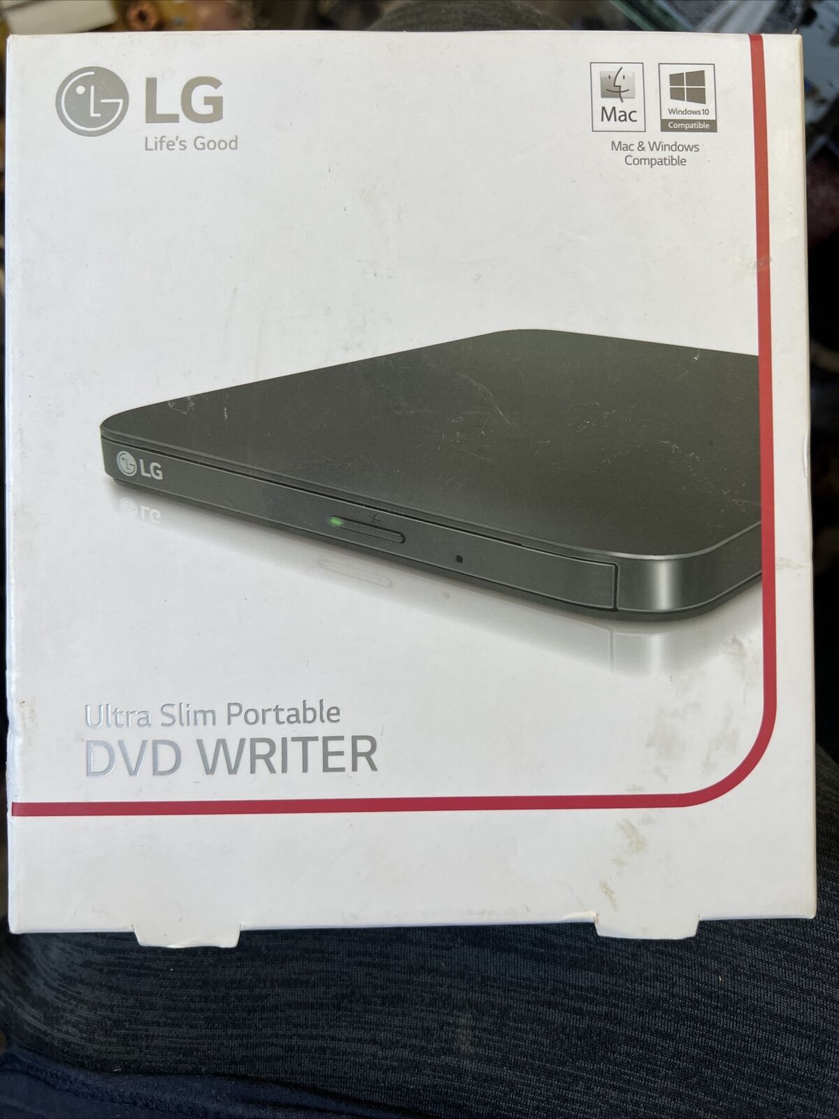 LG Ultra Slim Portable DVD Writer SP80NB80 For Mac & Windows New Sealed M-Disc