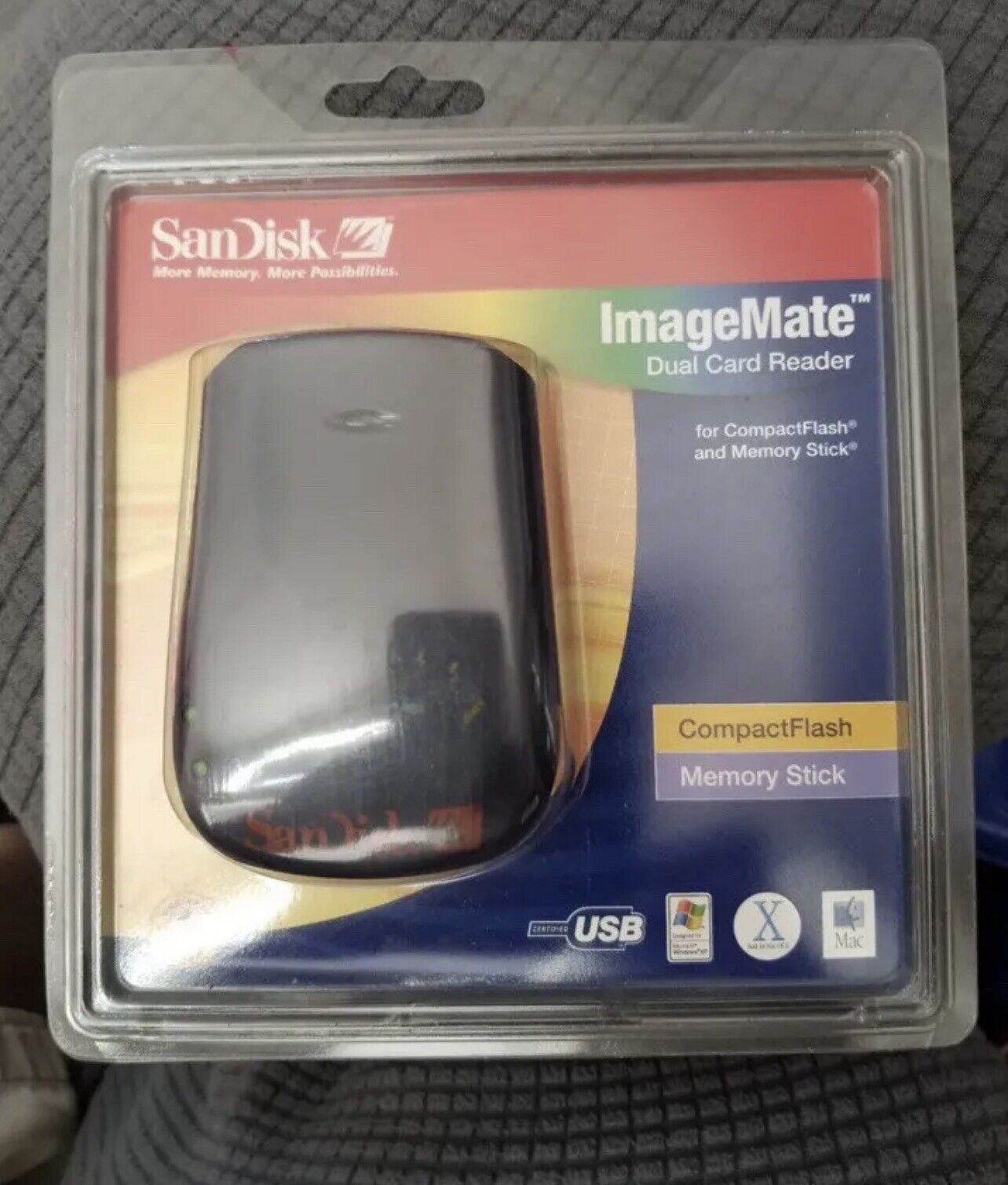 Sandisk Image Mate Dual Card Reader Compact Flash/ Memory smart media SDDR-77-07