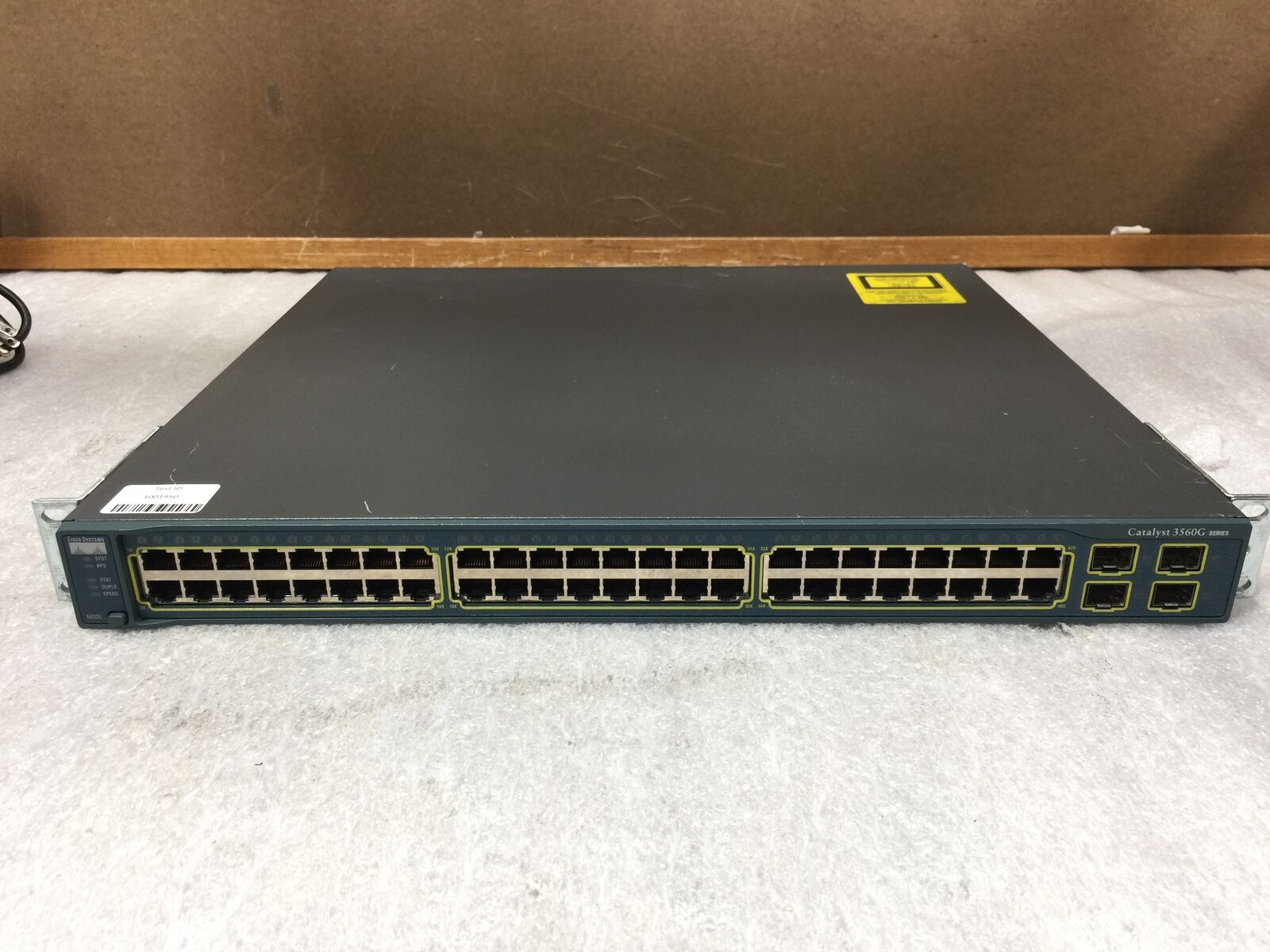 Cisco Catalyst 3560G 48-Port Managed Gigabit Switch WS-C3560G-48TS-S - TESTED