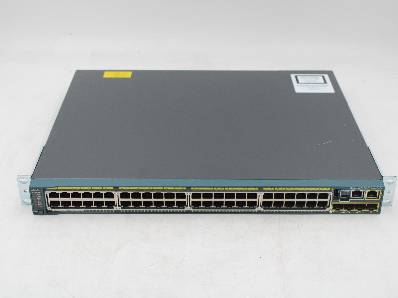 Cisco Catalyst WS-C2960S-48FPS-L 48 Port PoE+ Gigabit Ethernet Switch 4x SFP