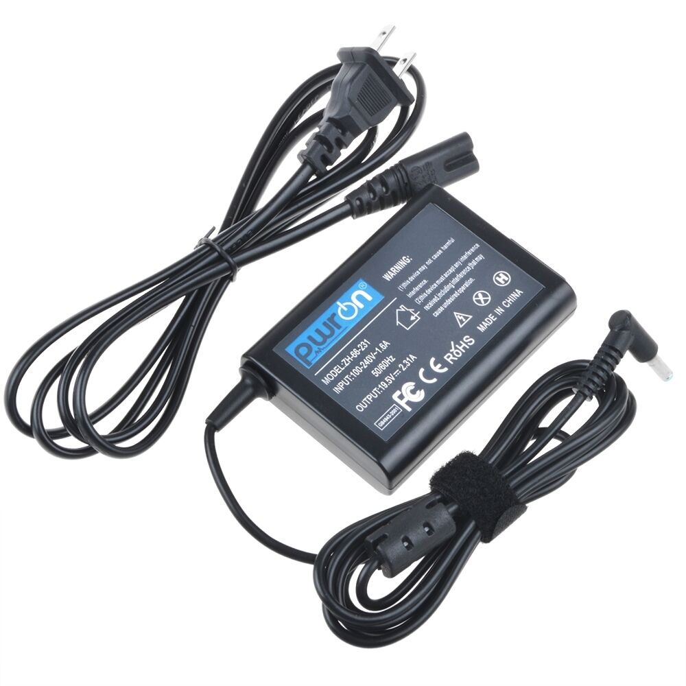 PwrON 45W 19.5V 2.31A AC adapter charger for HP HSTNN-CA40 Bule tip Powwer PSU