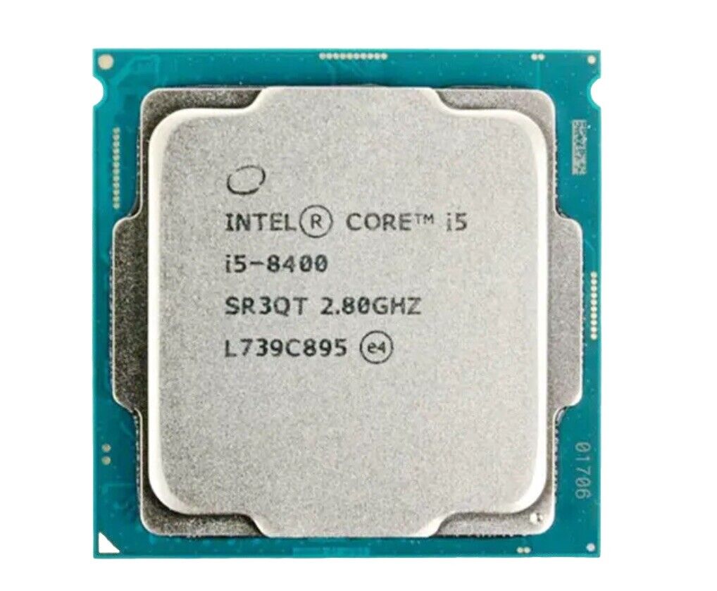 Lot Of 2 Intel Core i5-8400 2.8GHz SR3QT LGA1151 6-Core CPU Desktop Processor