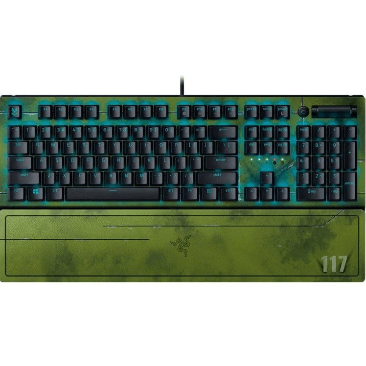 NEW Razer BlackWidow V3 Mechanical Gaming Keyboard RGB Wrist Rest HALO Infinite