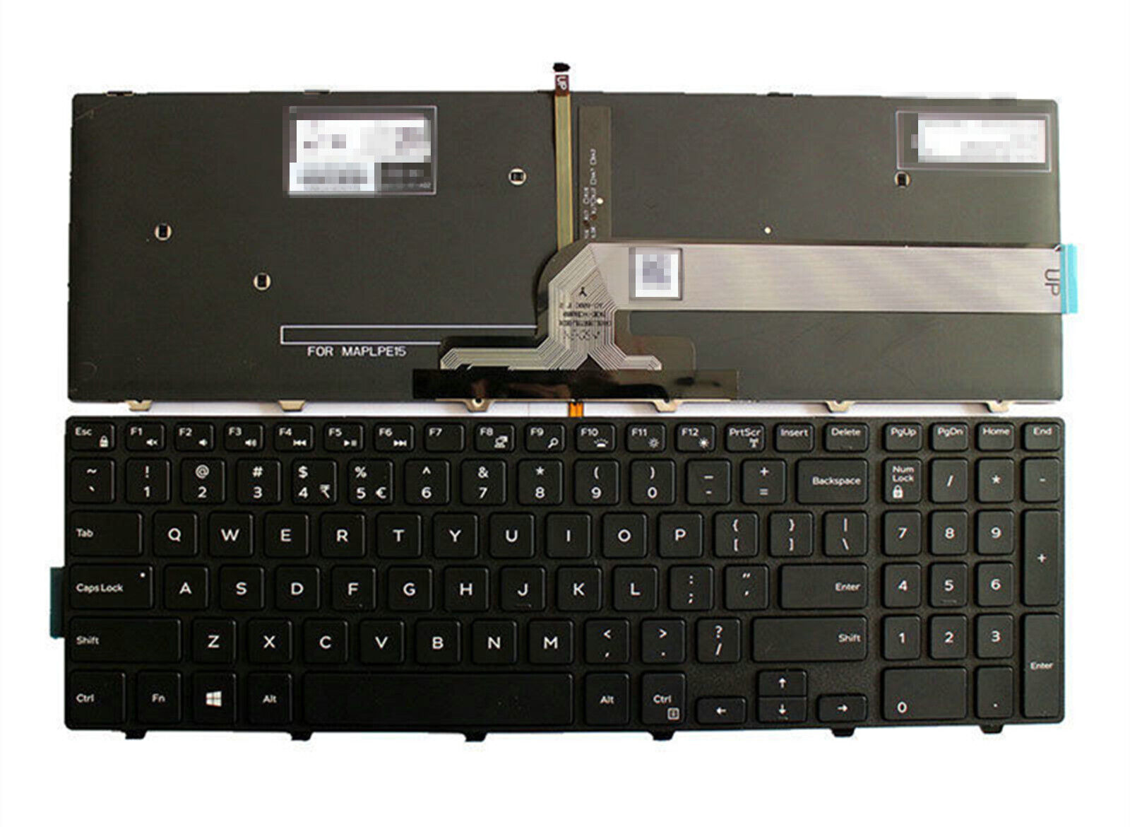 Backlit Keyboard Dell Inspiron 17 5000 17-5748 17-5749 17-5759 5748 5749 5759 US