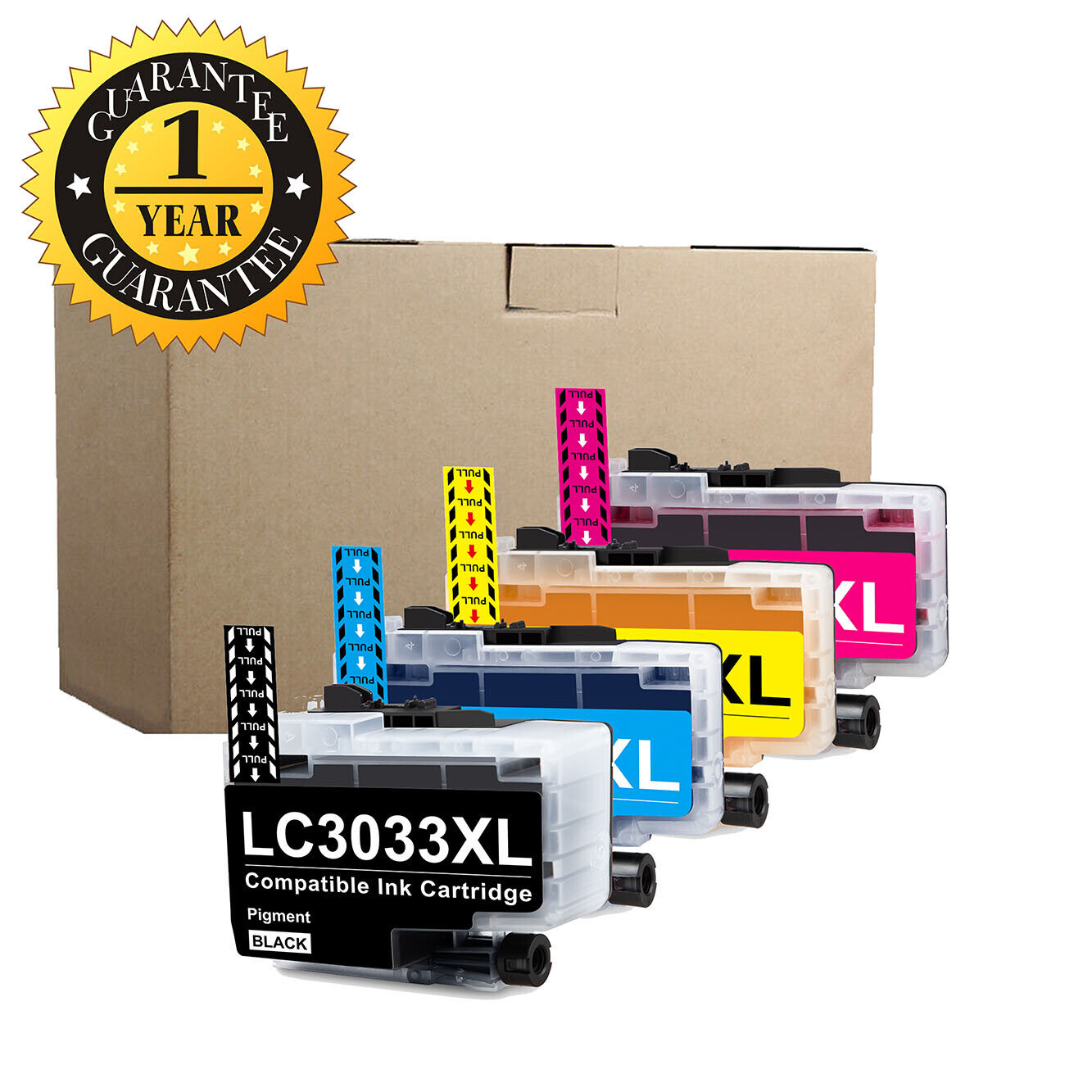 4 Pack LC3033 XXL Ink Cartridge for Brother LC3033 MFC-J995DW MFC-J805DW SET