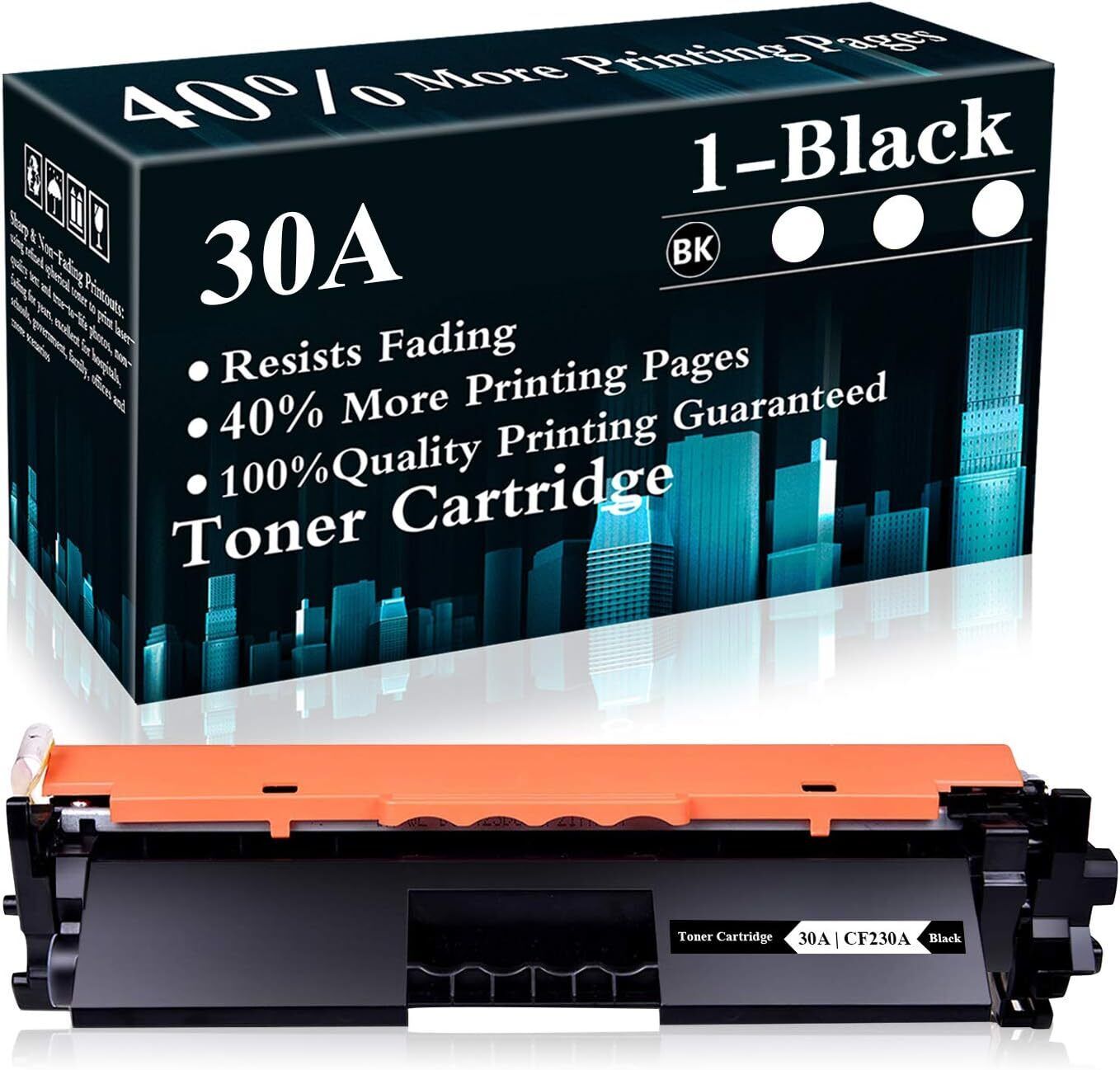 30A Black Toner Cartridge Replacement for Pro M203dn M203dw M203d MFP M227sdn