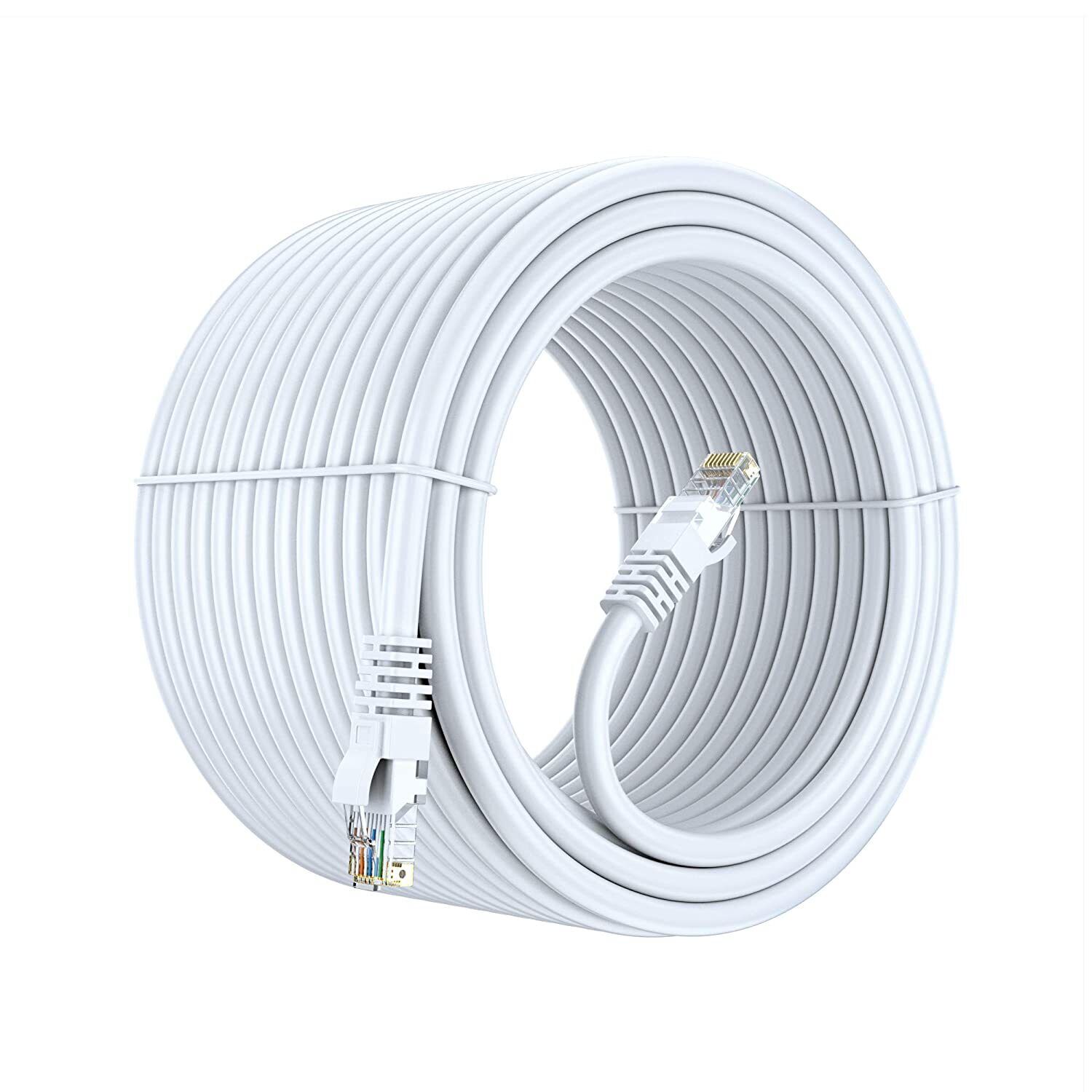 200FT Cat6 PoE Pure Copper Network UL Listed LAN UTP Internet Ethernet Cable