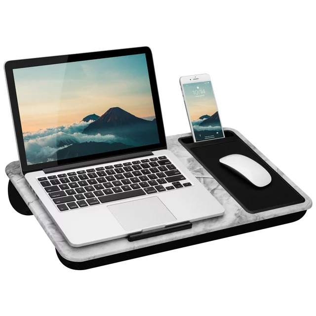 Portable Lap Laptop Desk with Pillow Cushion, Fits up to 15in Laptop Computer US