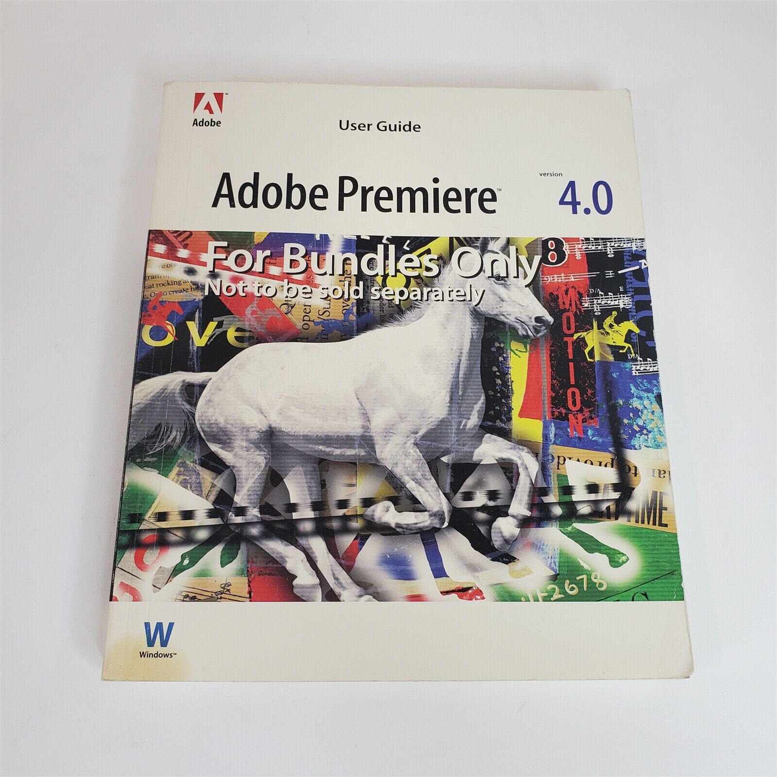 Vintage 1994 Original Adobe Premiere 4.0 User Guide 