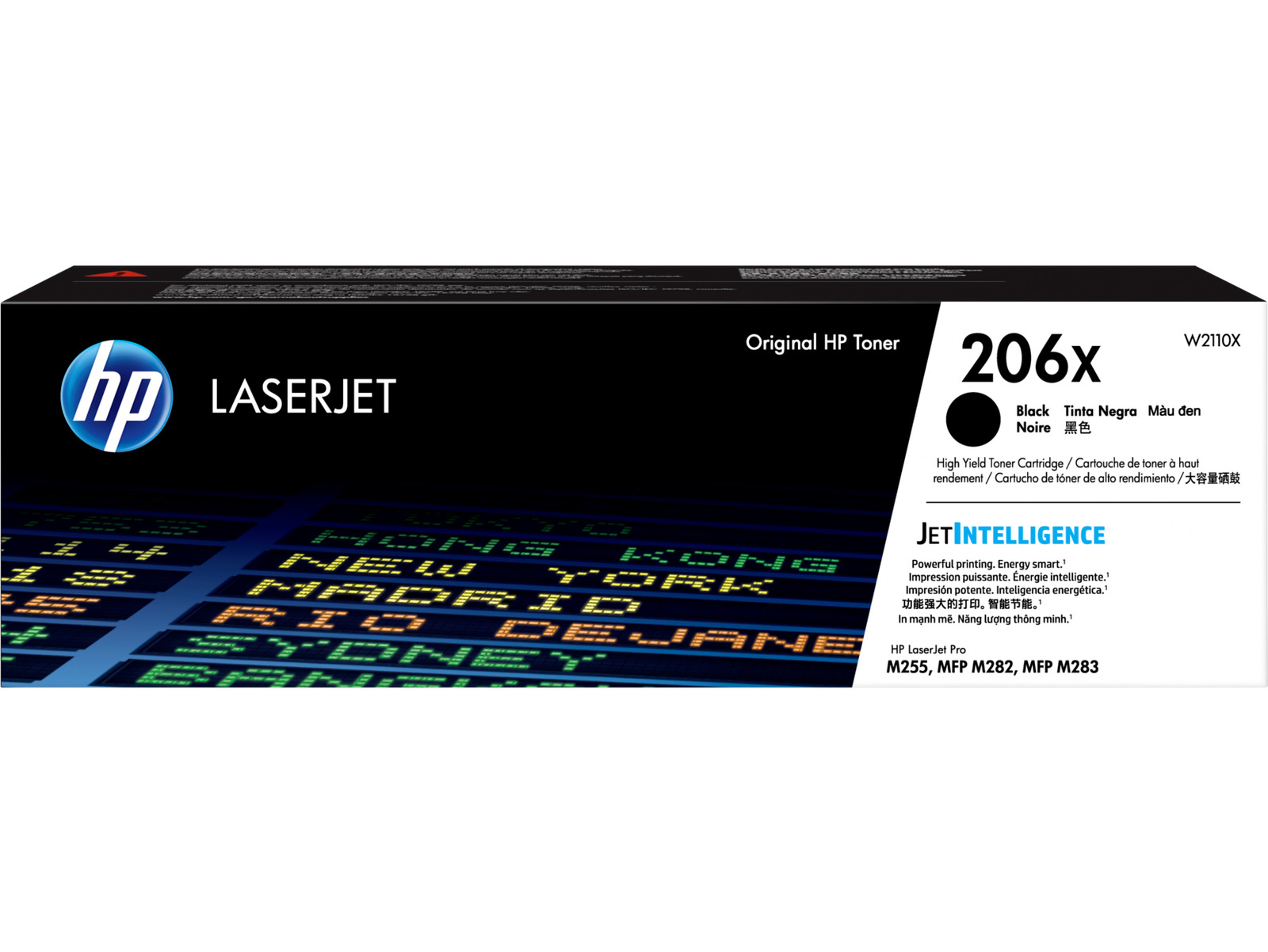 HP 206X High Yield Black Original LaserJet Toner Cartridge, ~3150 pages, W2110X