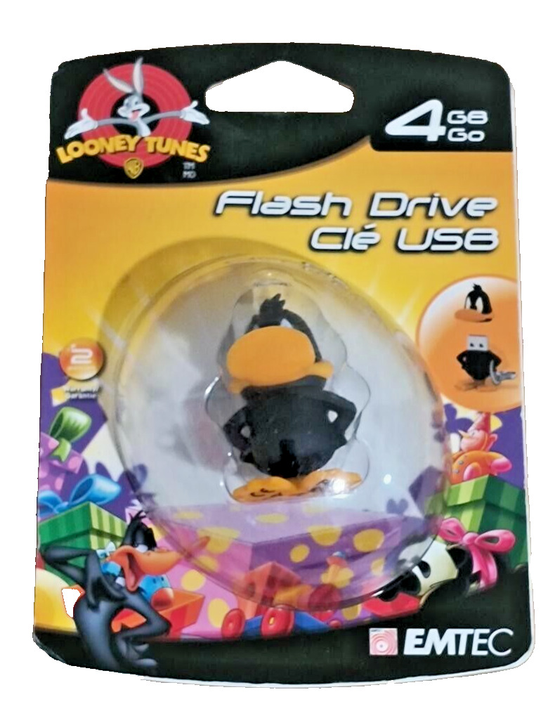 EMTEC - Looney Tunes Daffy Duck 4GB USB 2.0 Flash Drive