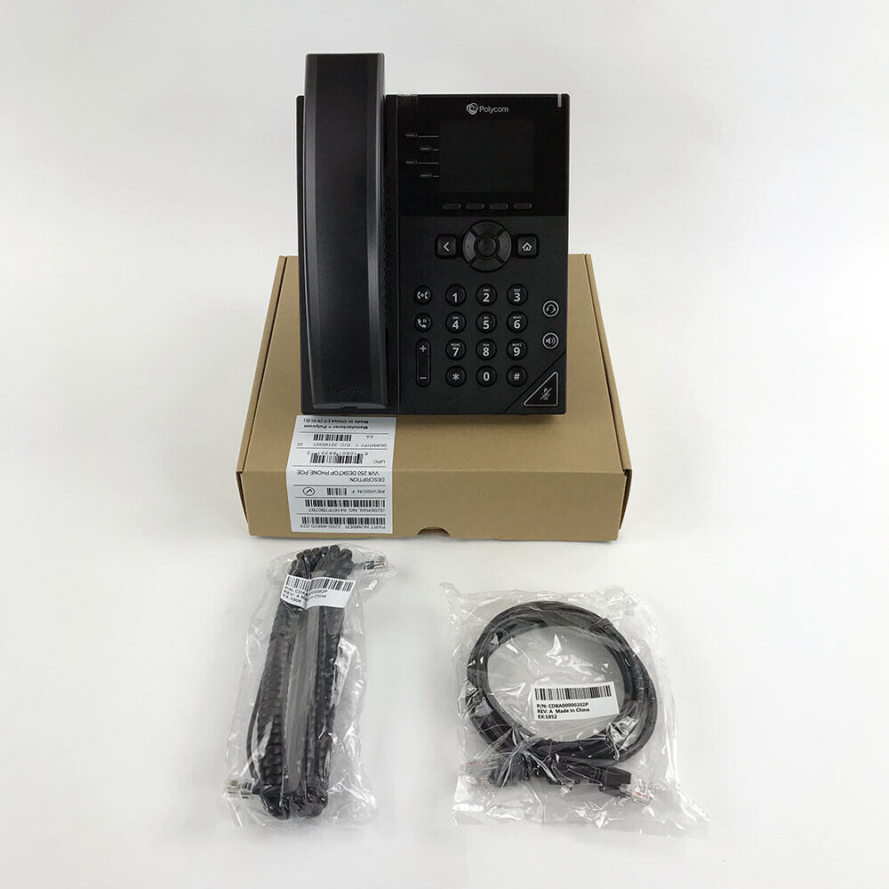 Polycom VVX 250 Gigabit IP Phone (2200-48820-025) - New 