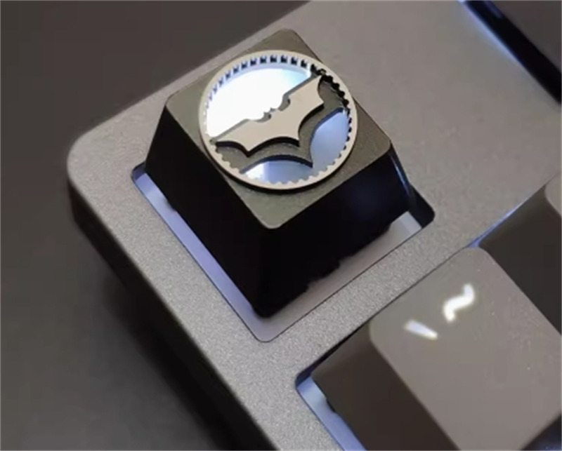 Batman Keycap Metal Cherry MX For Mechanical Keyboard Light Transmission Gift