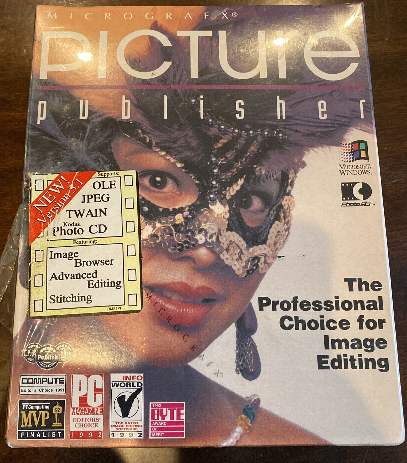 Picture Publisher Live 3.1 Software Micrografx Windows 1992 Image Editing Sealed